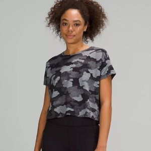 Lululemon Camo Crop Tee